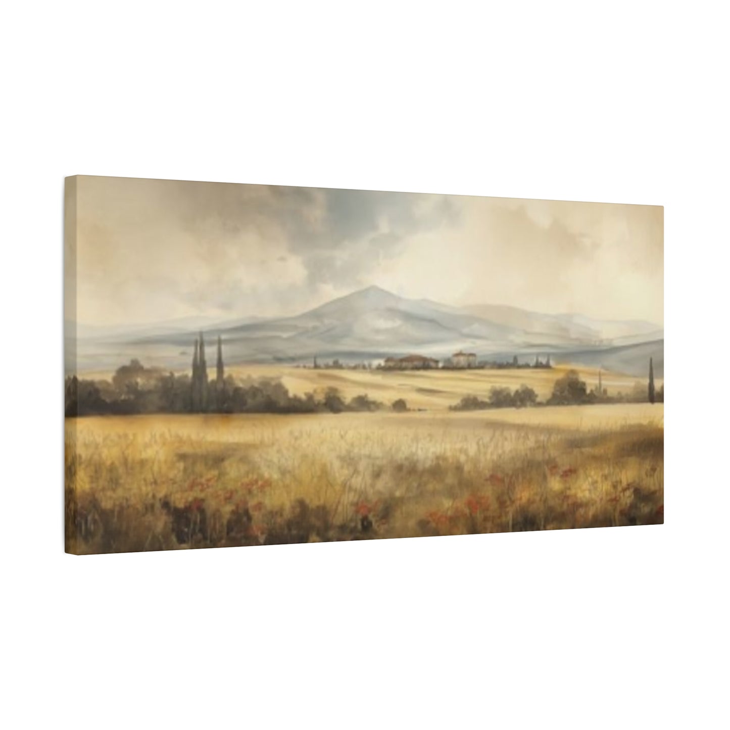 Wild Savannas Painting Panoramas Wall Art & Canvas Prints