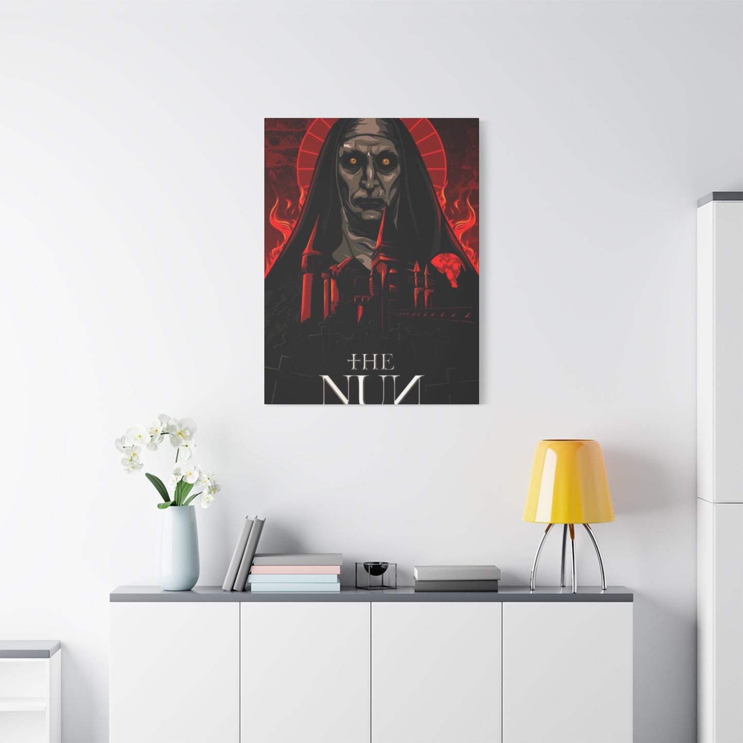 The Nun Horror Movie Poster Wall Art & Canvas Prints