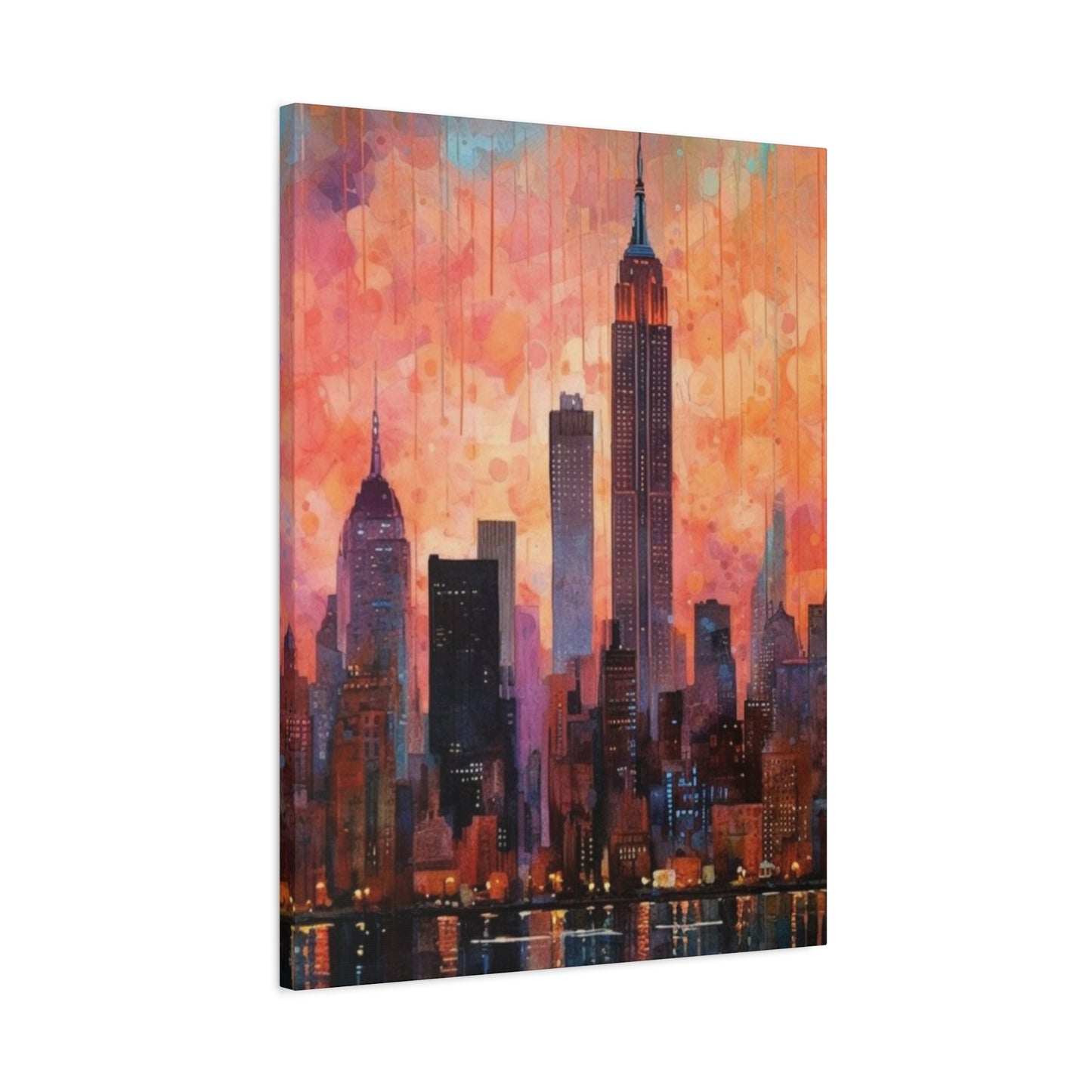 Painting Of New York City Skyline Wall Art & Canvas Prints