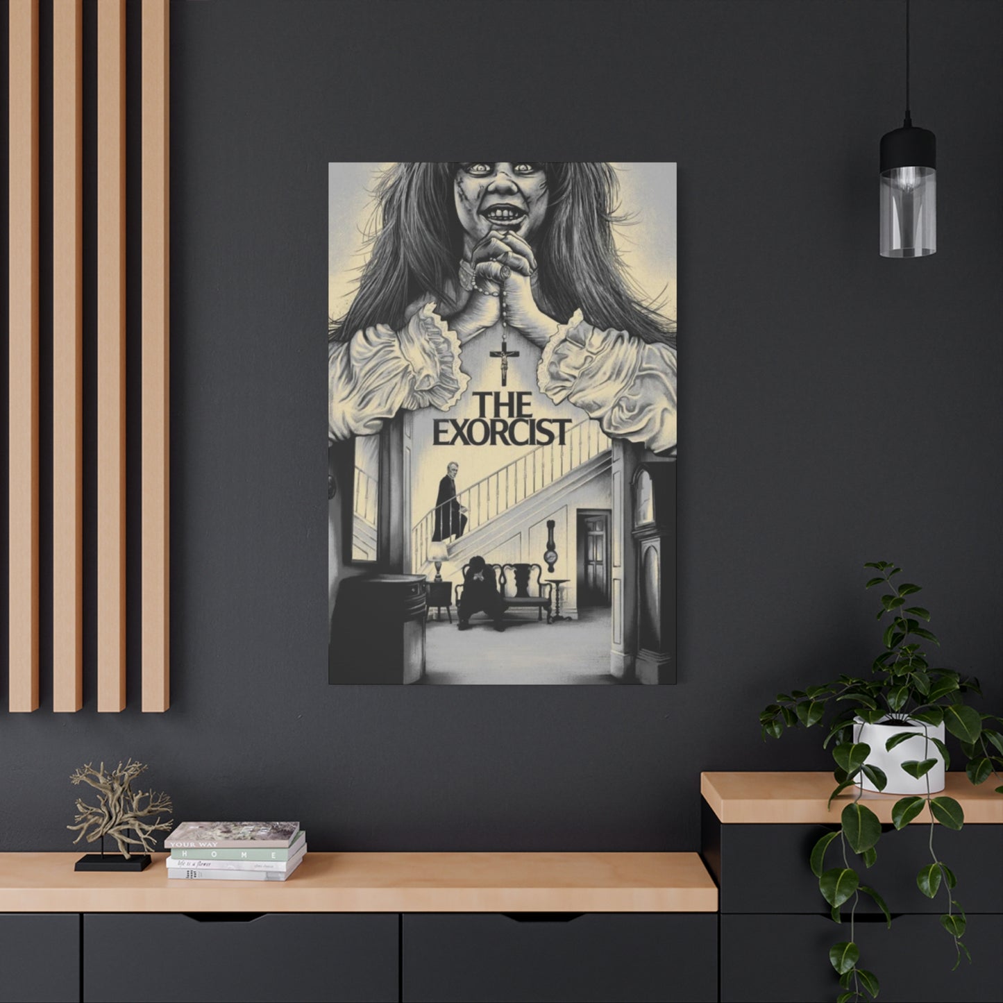 The Exorcist Horror Movie Poster Wall Art & Canvas Prints