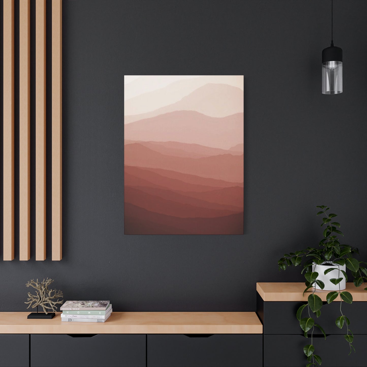 Dawn Mountain Entryway Wall Art & Canvas Prints