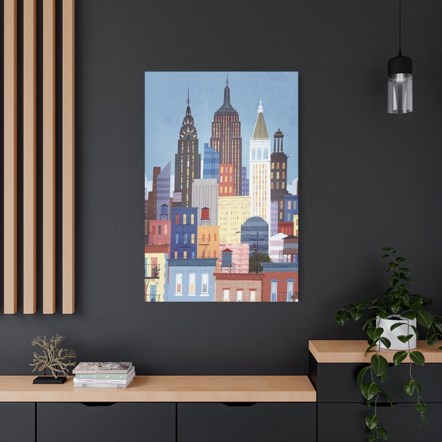 Manhattan Poster New York City Skyline Wall Art & Canvas Prints