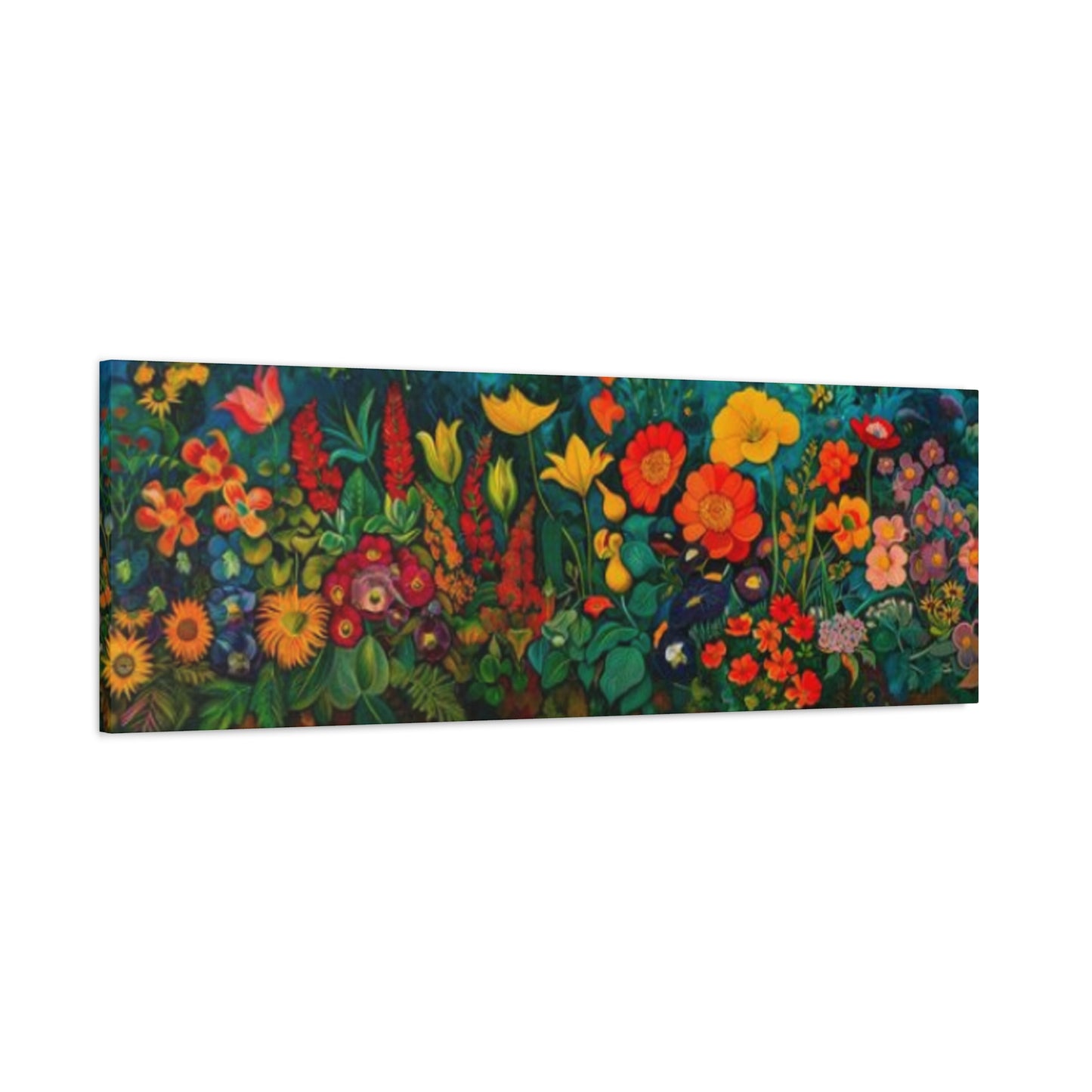 Flower Painting Panoramas Wall Art & Canvas Prints