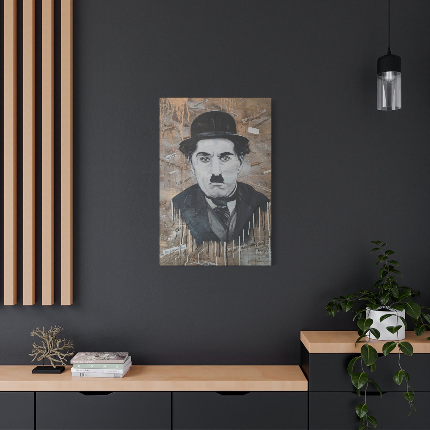 Charlie Chaplin Man Cave Decor Wall Art & Canvas Prints