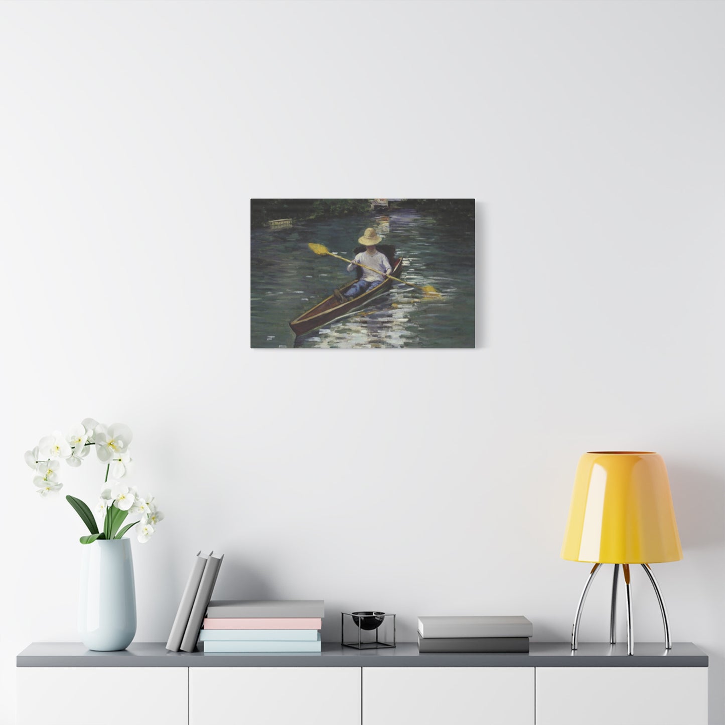 Gustav Kayaking Painting Wall Art & Canvas Prints