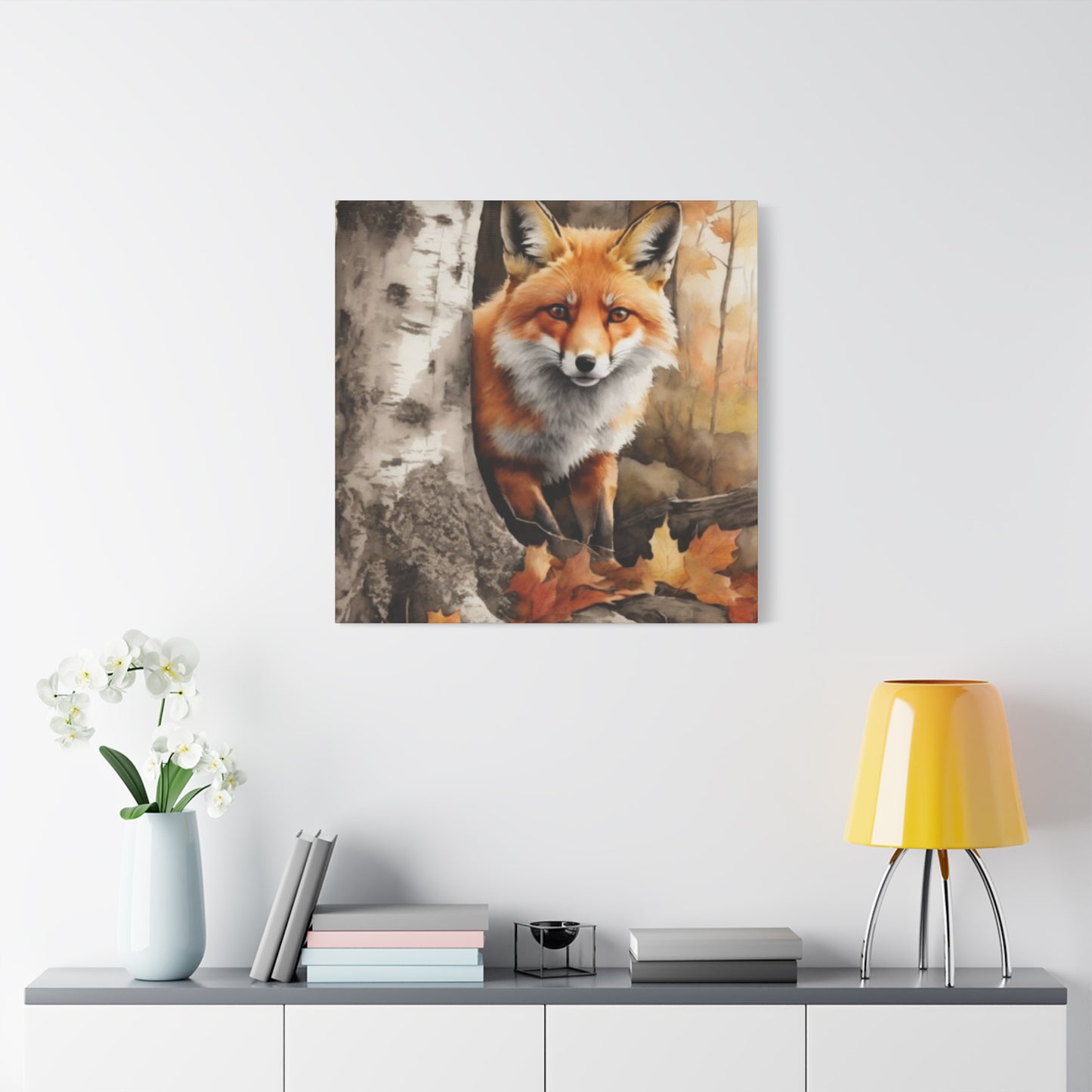 Little Baby Fox Wall Art & Canvas Prints