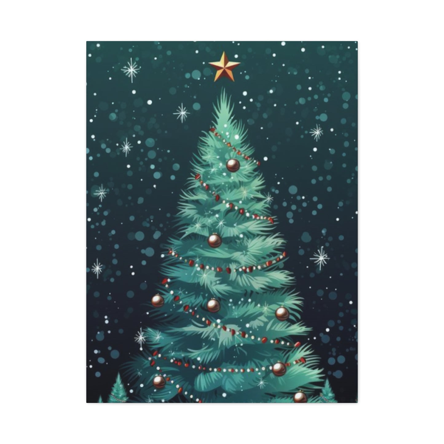 Christmas Tree Decoration Wall Art & Canvas Prints