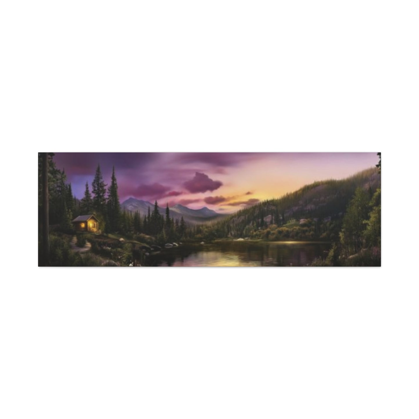 Evening In Wildlife Panoramas Wall Art & Canvas Prints