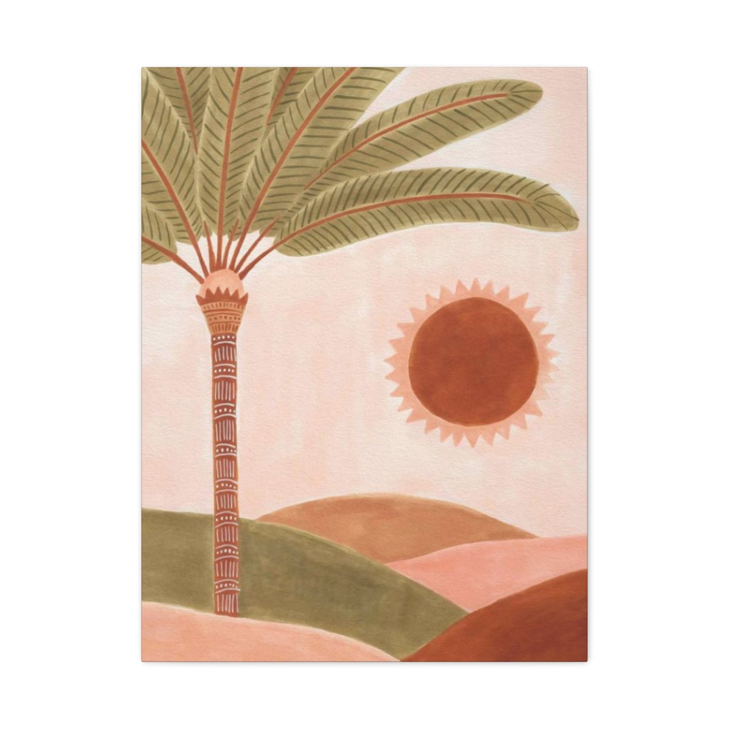 Palm Tree Of Moroccan Wall Art & Canvas Prints