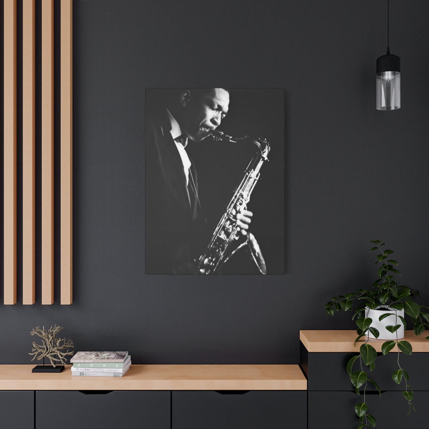 Black & White Jazz Music Artist Wall Art & Canvas Prints