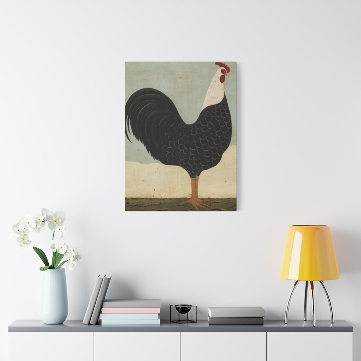 Black Chicken Kimble Warren Wall Art & Canvas Prints