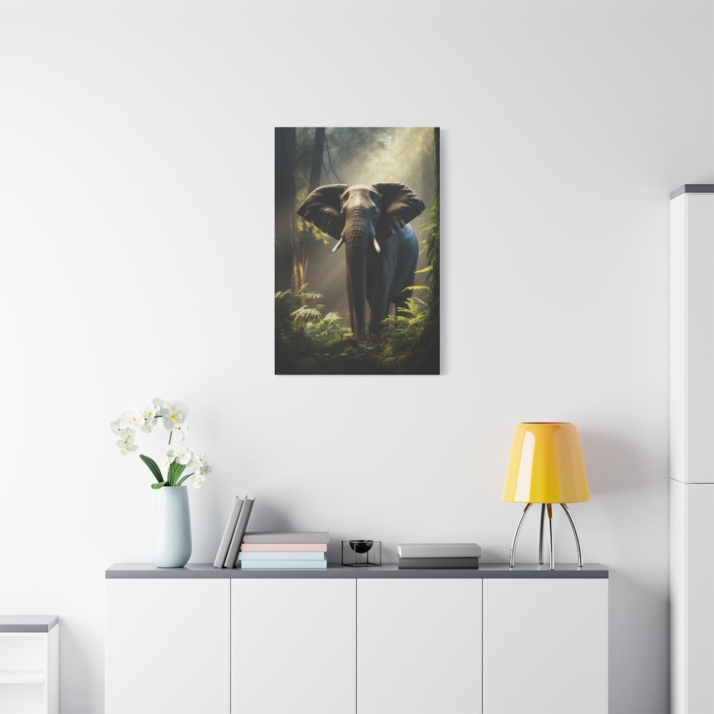 Wild Elephant Wall Art & Canvas Prints