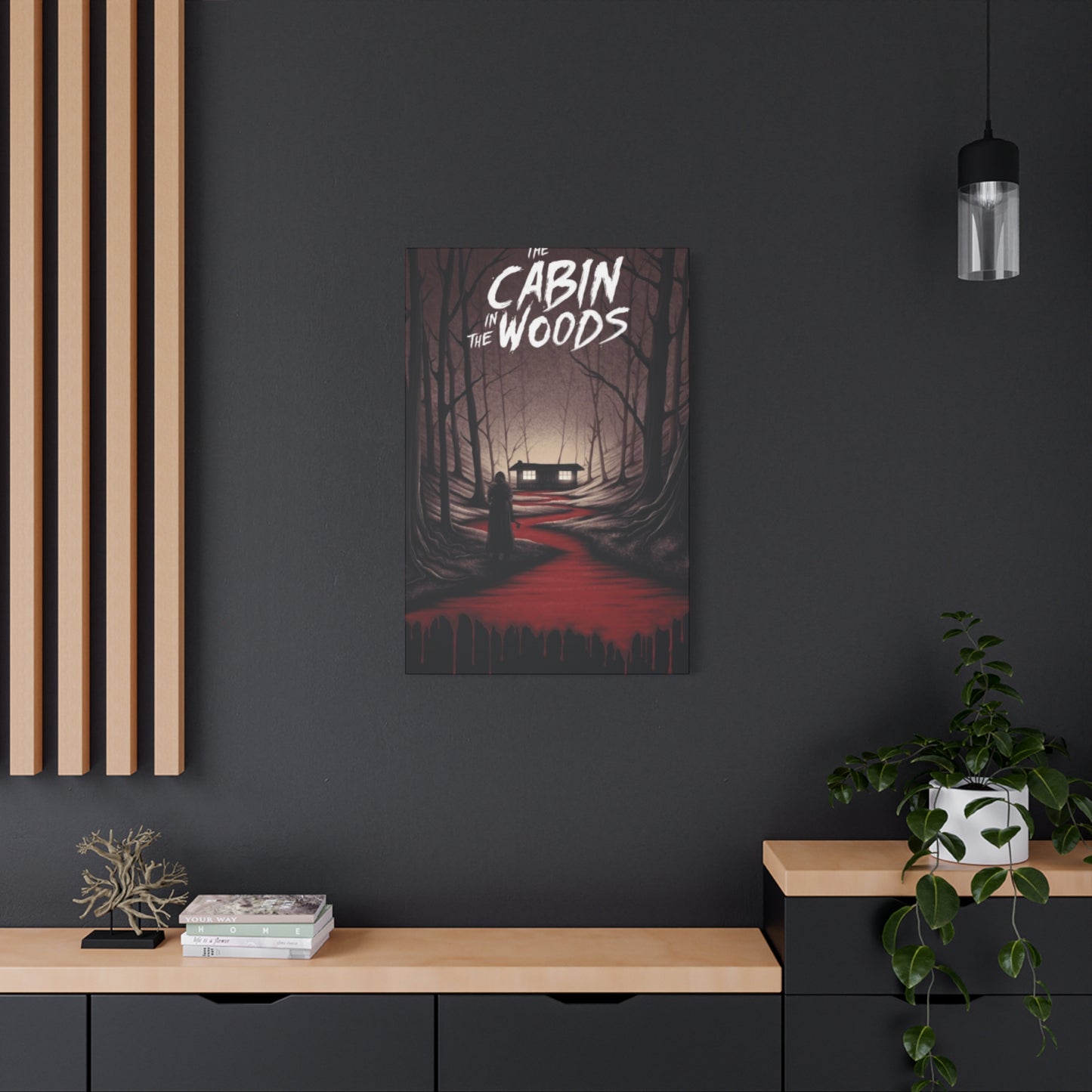 The Cabin in the Woods Horror Movie Poster Wall Art & Canvas Prints