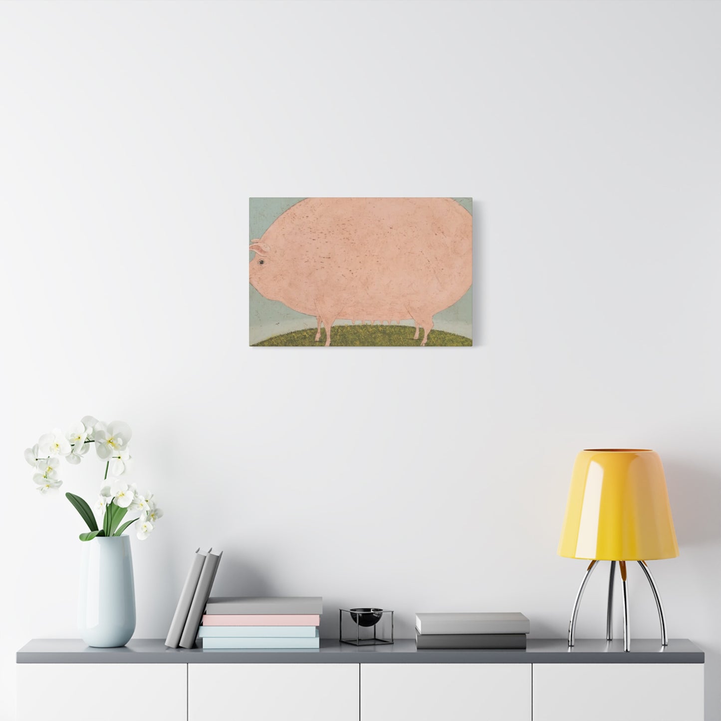 Fat Pig Kimble Warren Wall Art & Canvas Prints