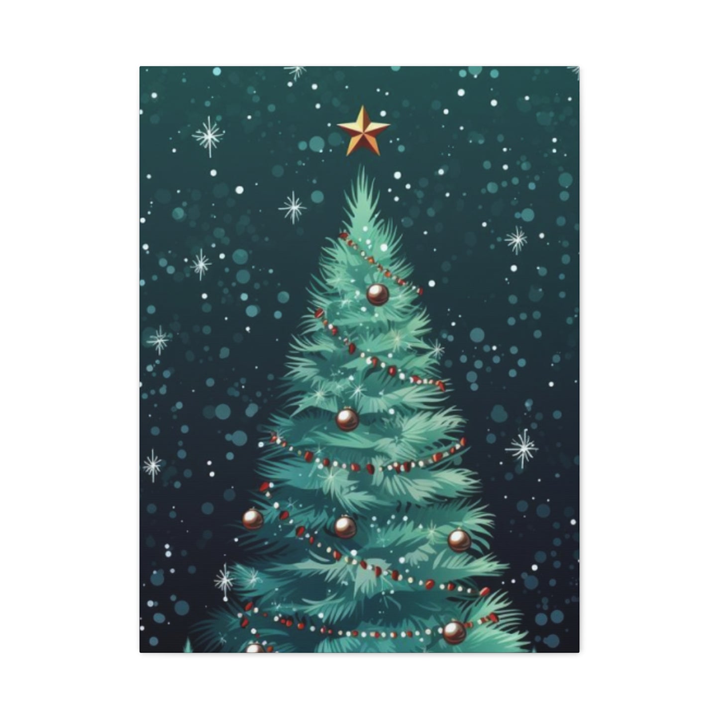 Christmas Tree Decoration Wall Art & Canvas Prints