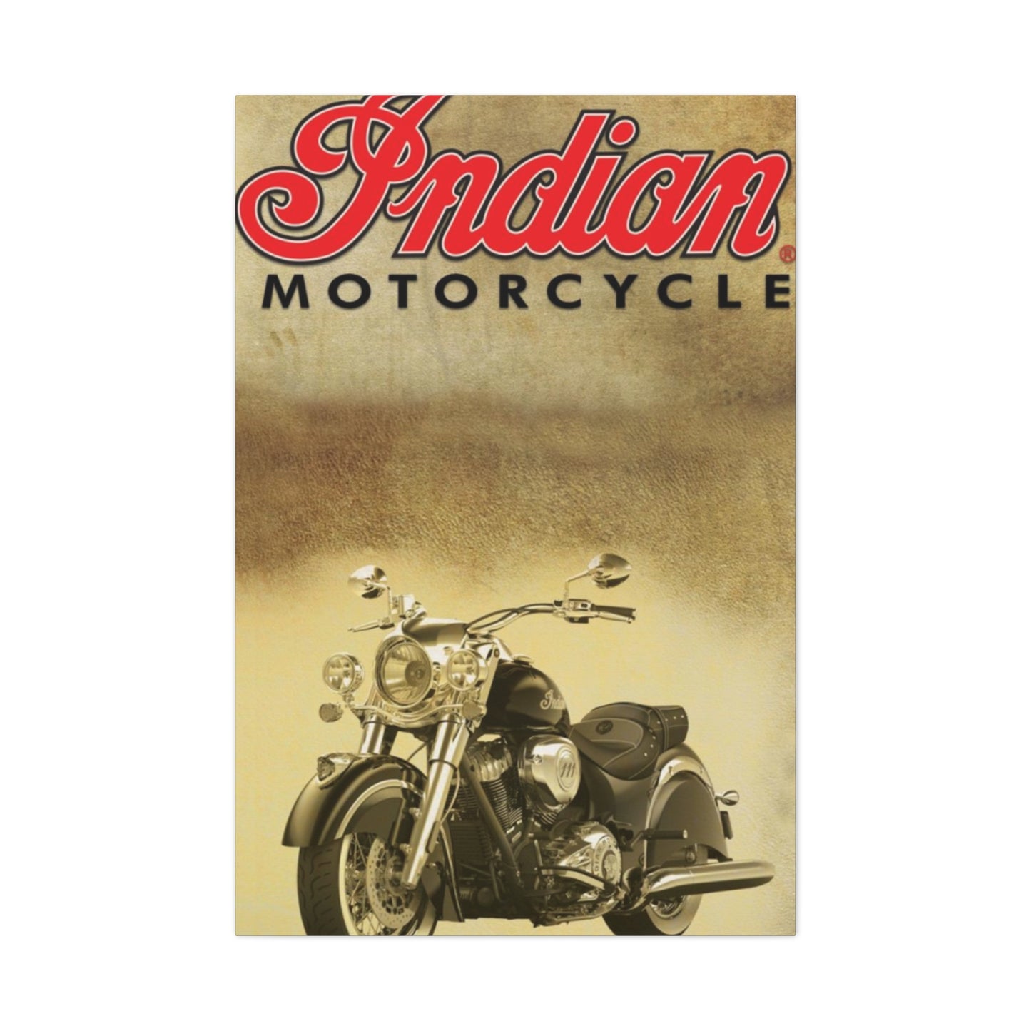 Classic Indian Poster Motorcycle Wall Art & Canvas Prints