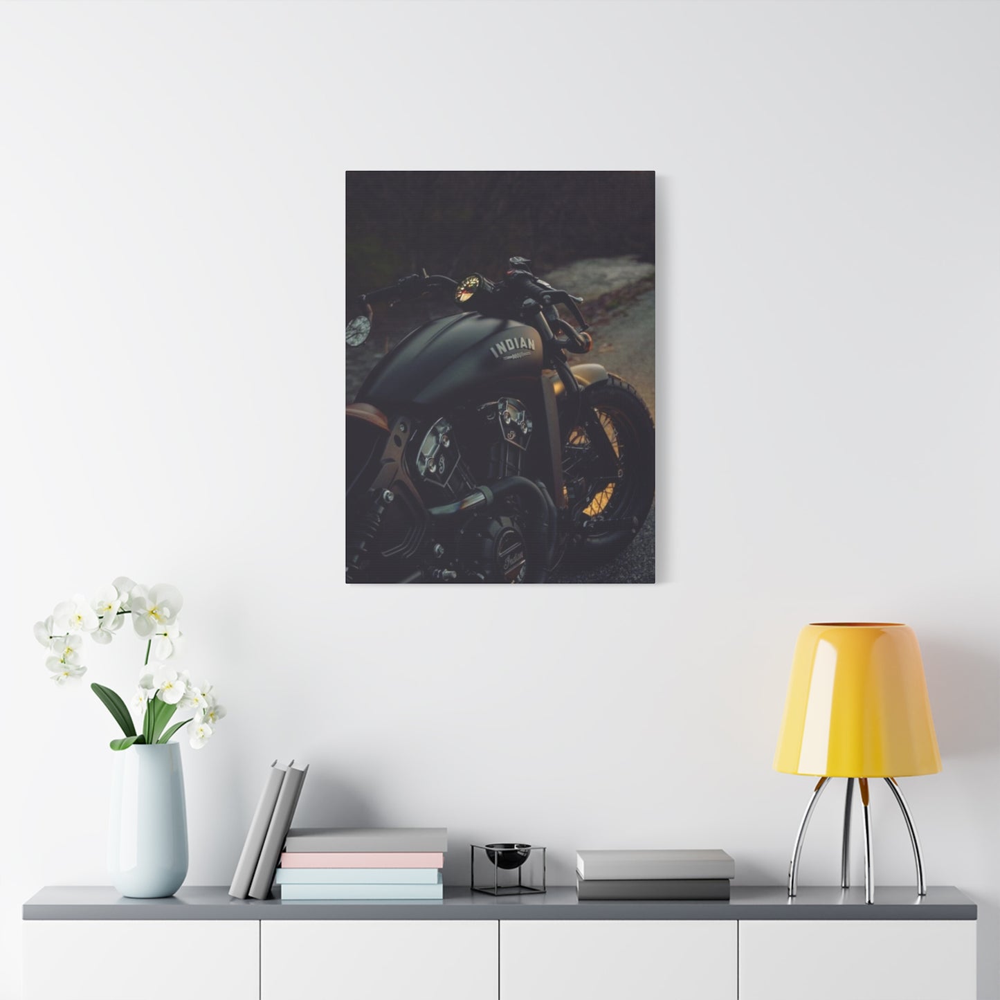 Classic Indian Motorcycle Wall Art & Canvas Prints