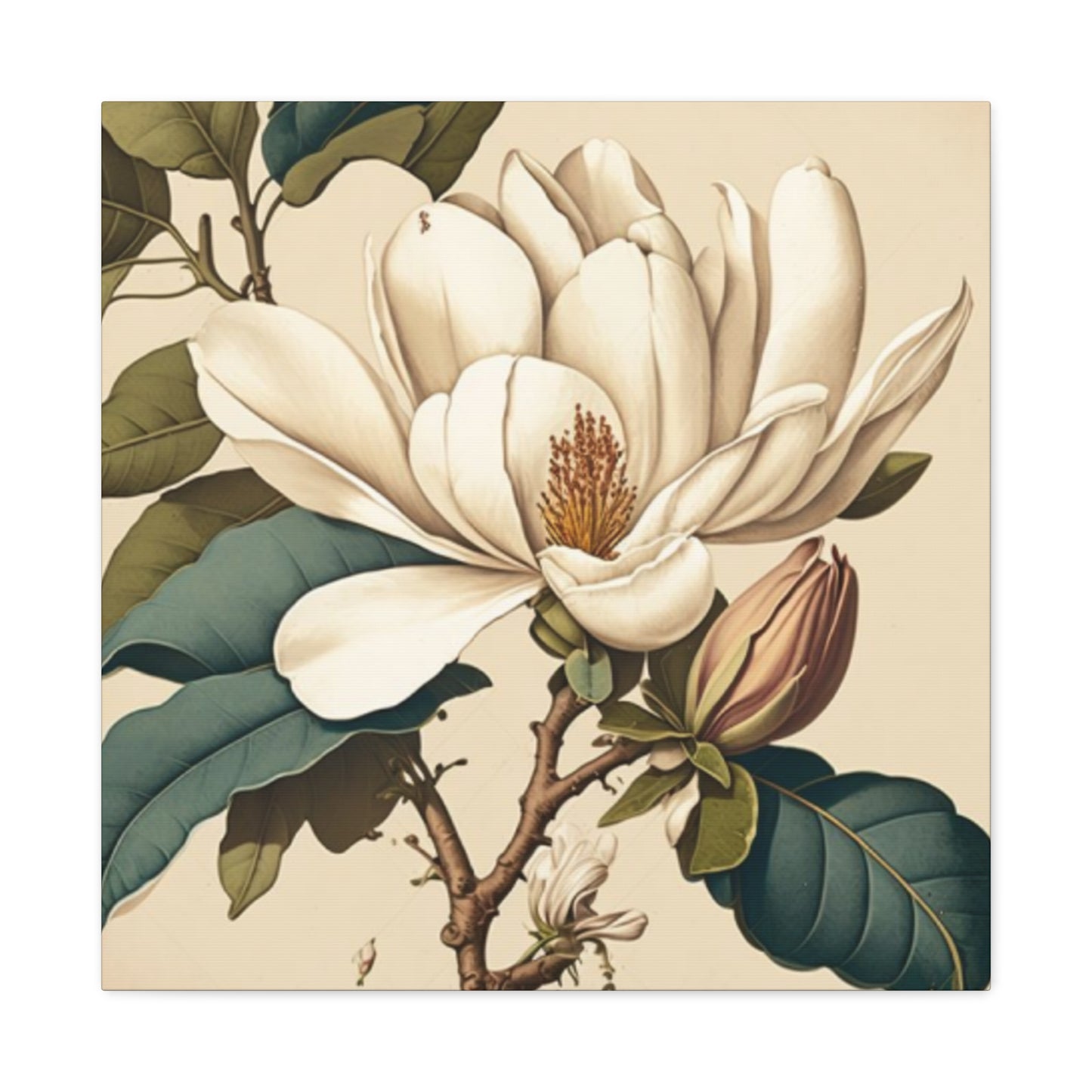 Beautiful Magnolia Flower Wall Art & Canvas Prints