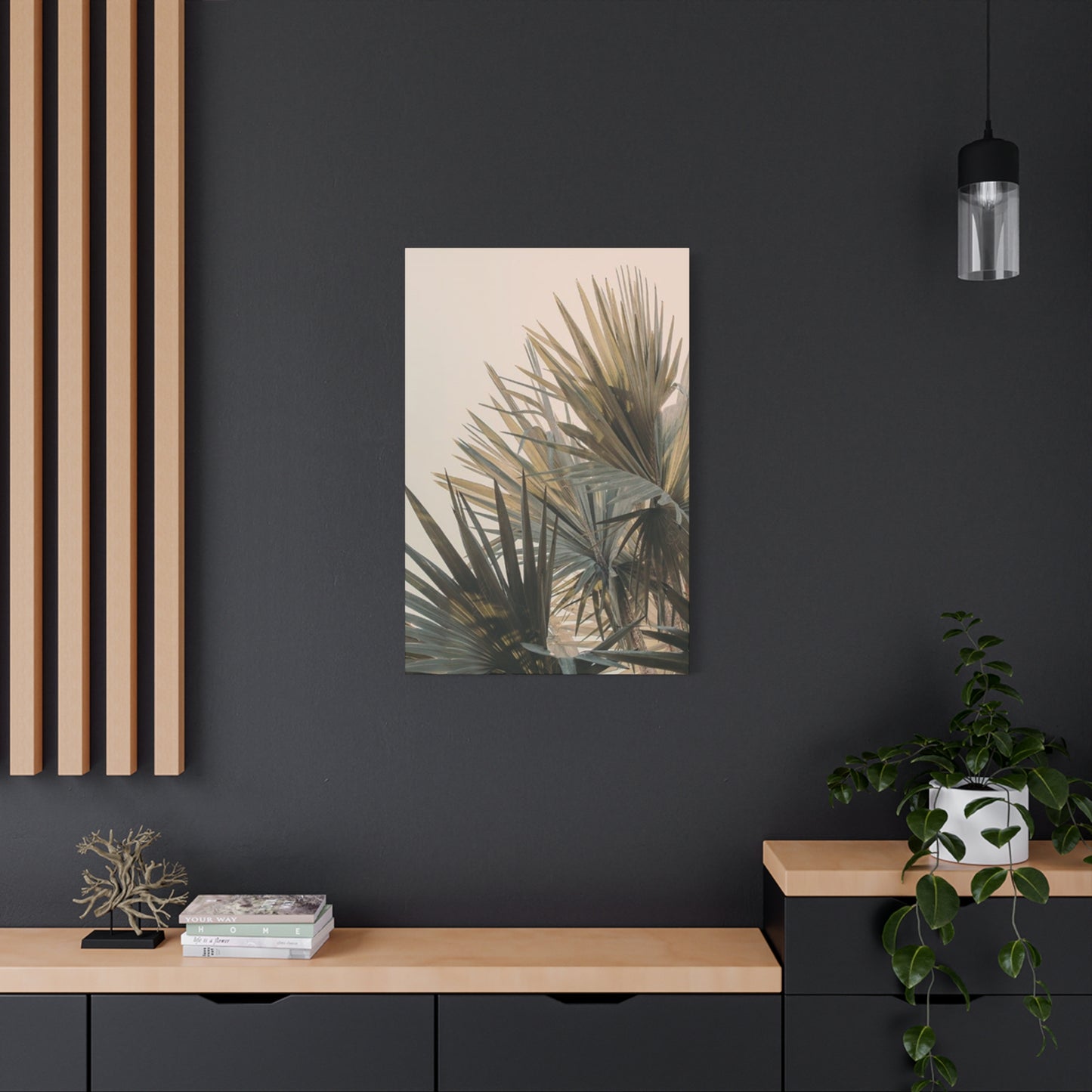 Palm Tree Leaves Close Up Wall Art & Canvas Prints