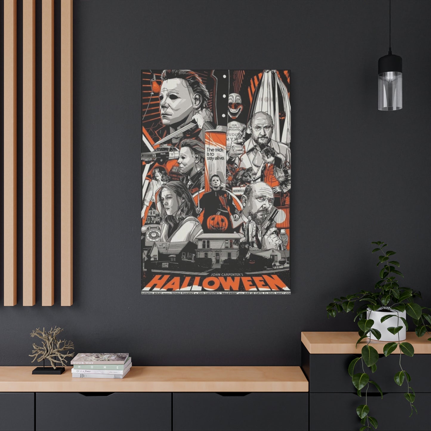 Halloween Horror Movie Poster Wall Art & Canvas Prints