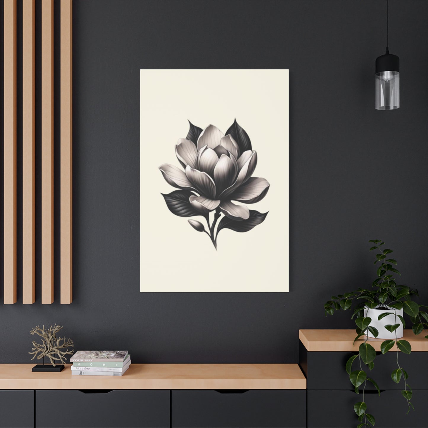 Yellow Magnolia Flower Painting Wall Art & Canvas Prints