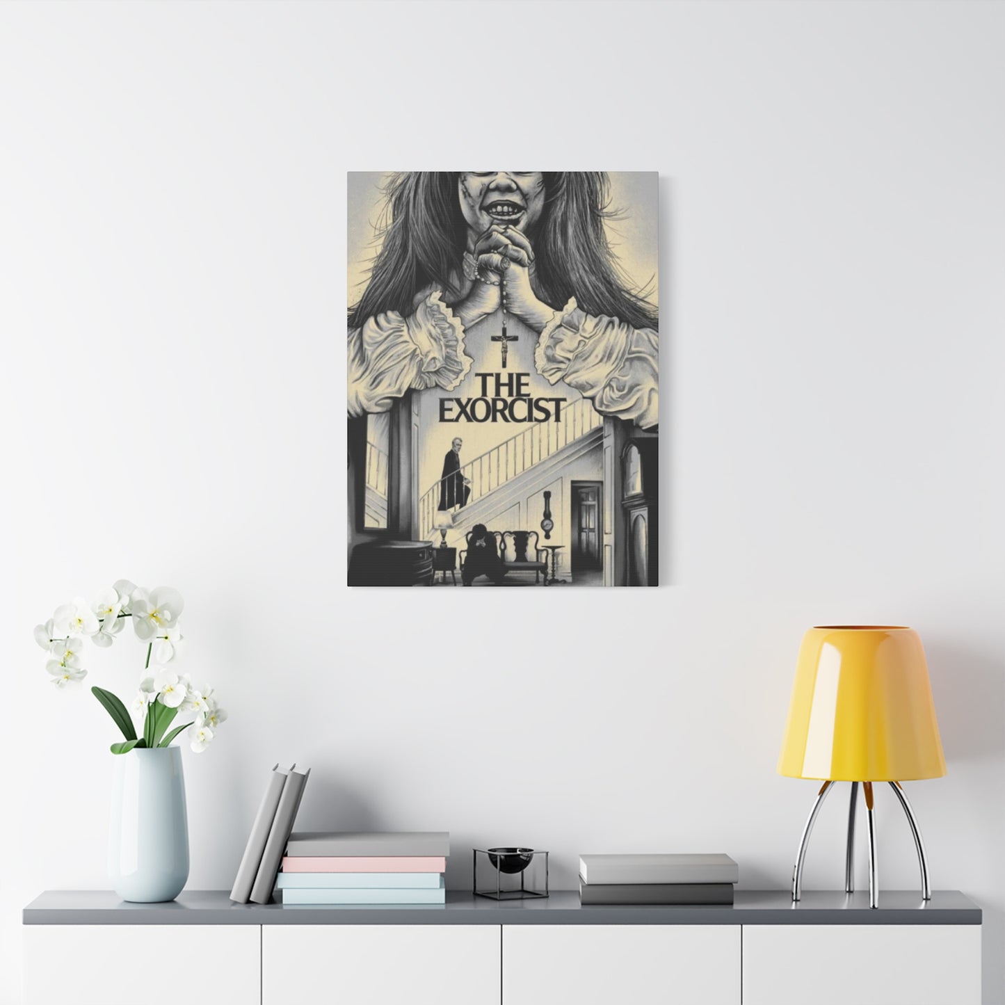 The Exorcist Horror Movie Poster Wall Art & Canvas Prints