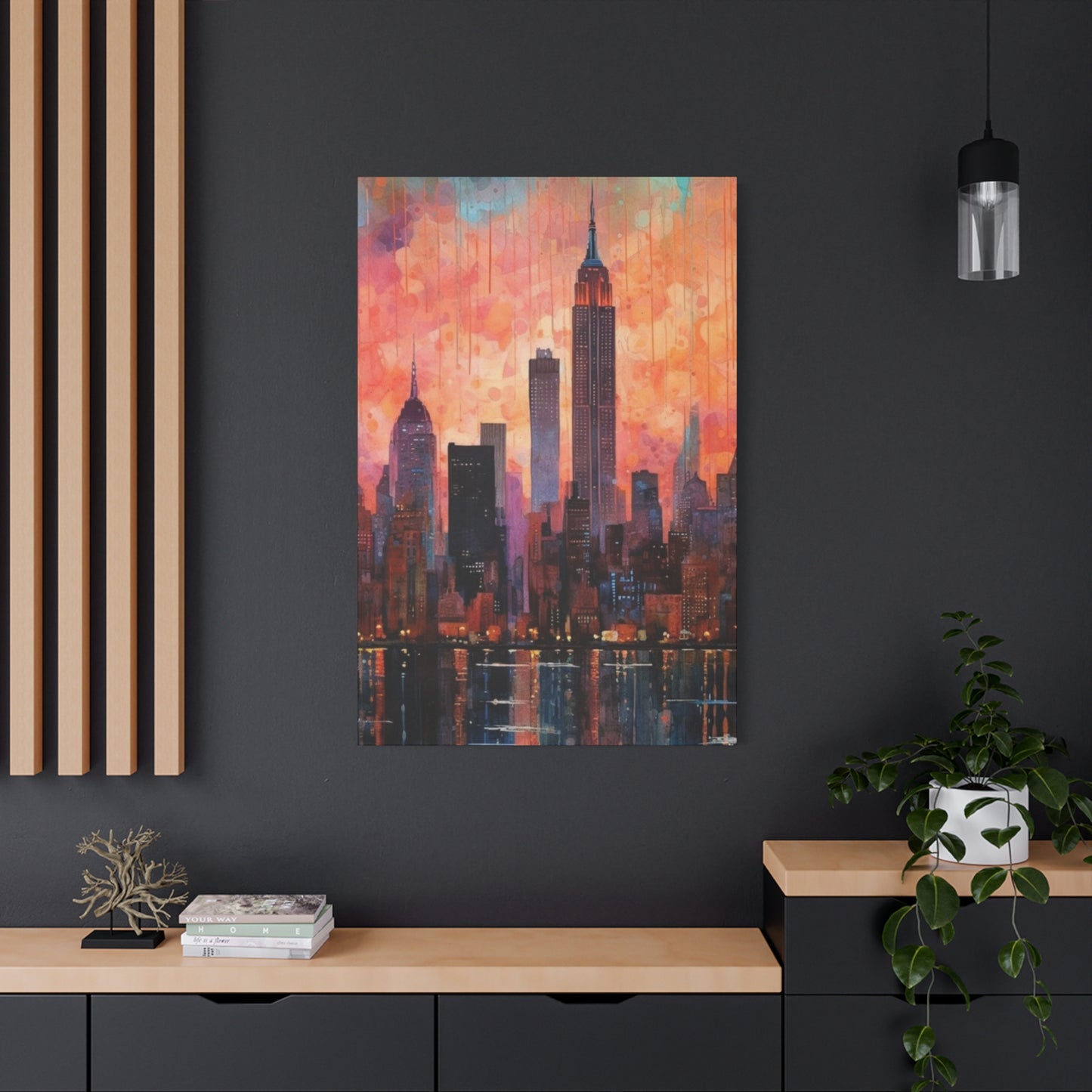 Painting Of New York City Skyline Wall Art & Canvas Prints