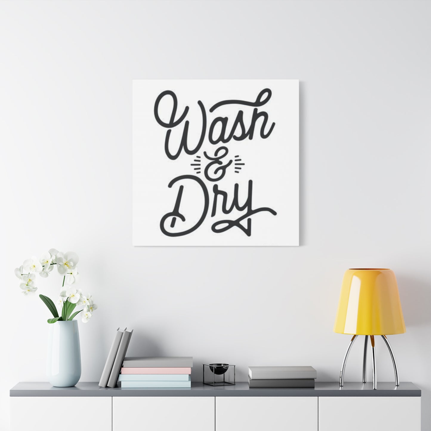 Wash & Dry Poster For Laundry Room Wall Art & Canvas Prints