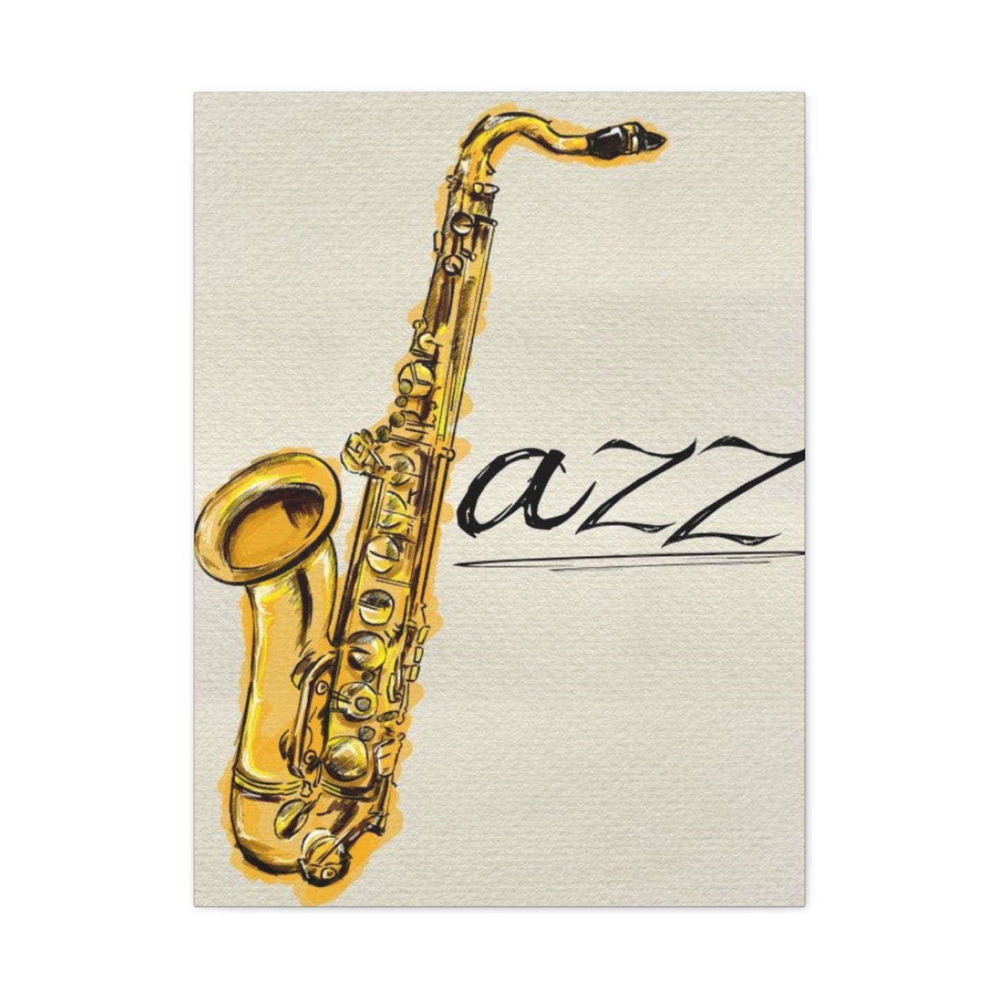 Saxophone Painting Jazz Wall Art & Canvas Prints