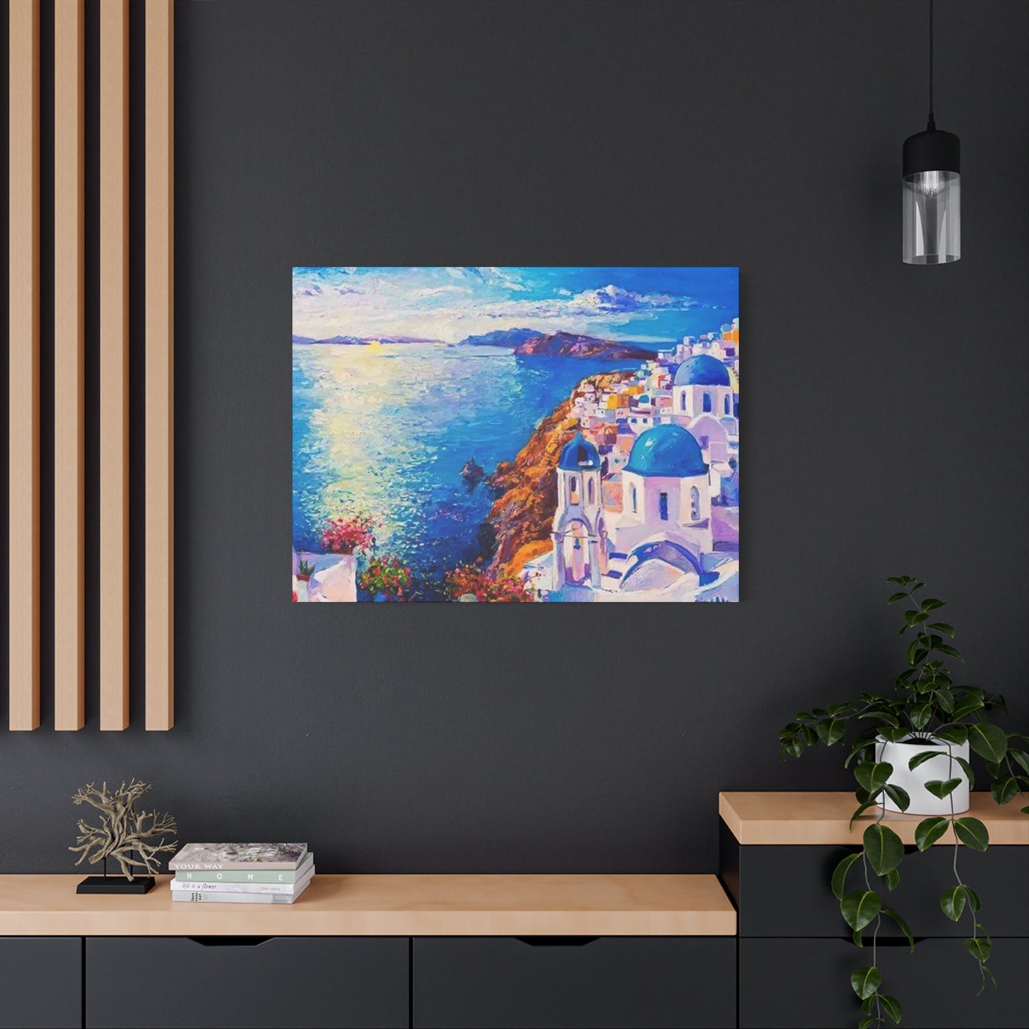 Greece Bird Eye View Wall Art & Canvas Prints