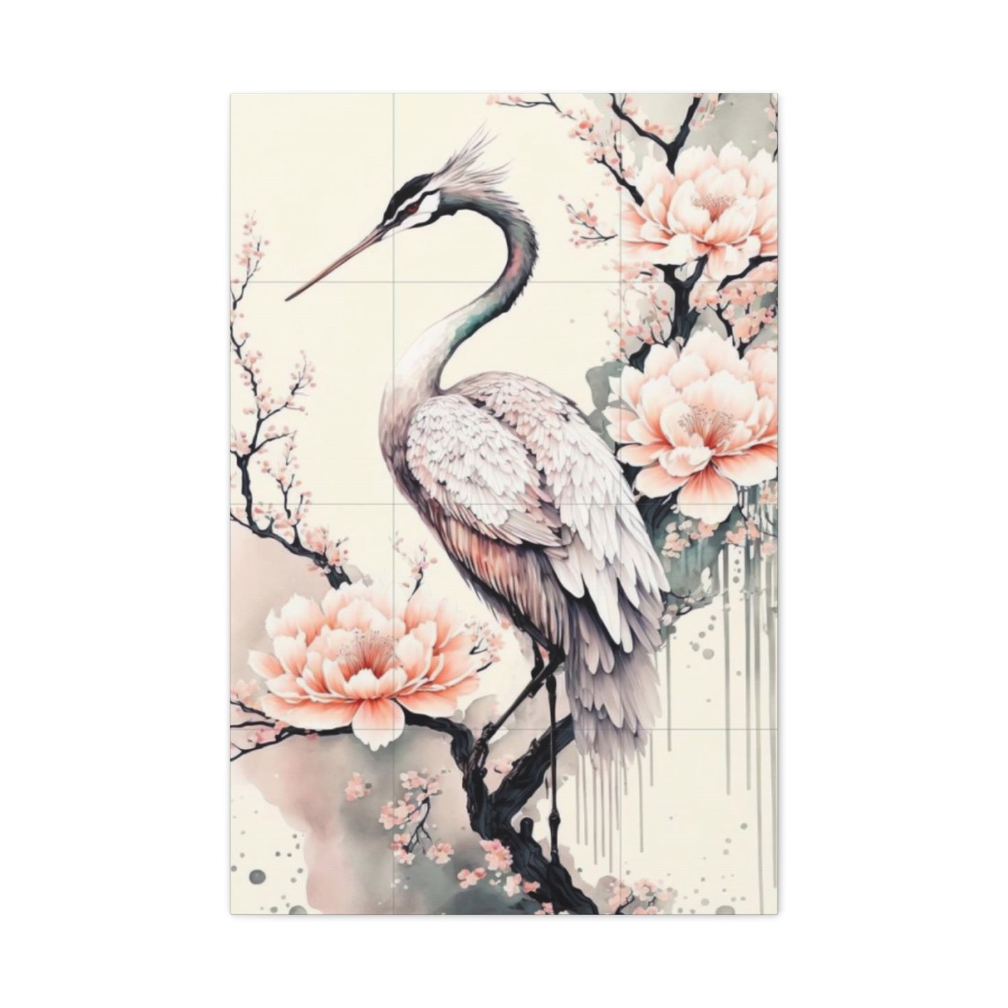 Pink Heron Wall Art & Canvas Prints