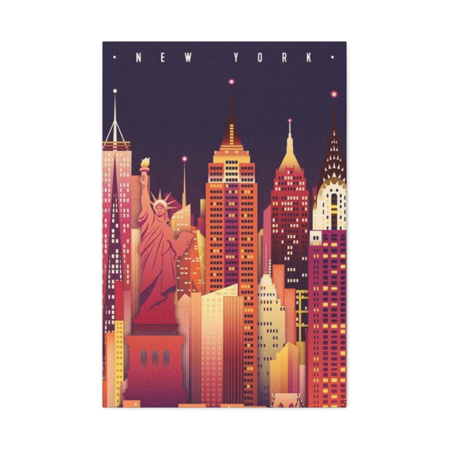 Streets Skyline Of New York City Wall Art & Canvas Prints