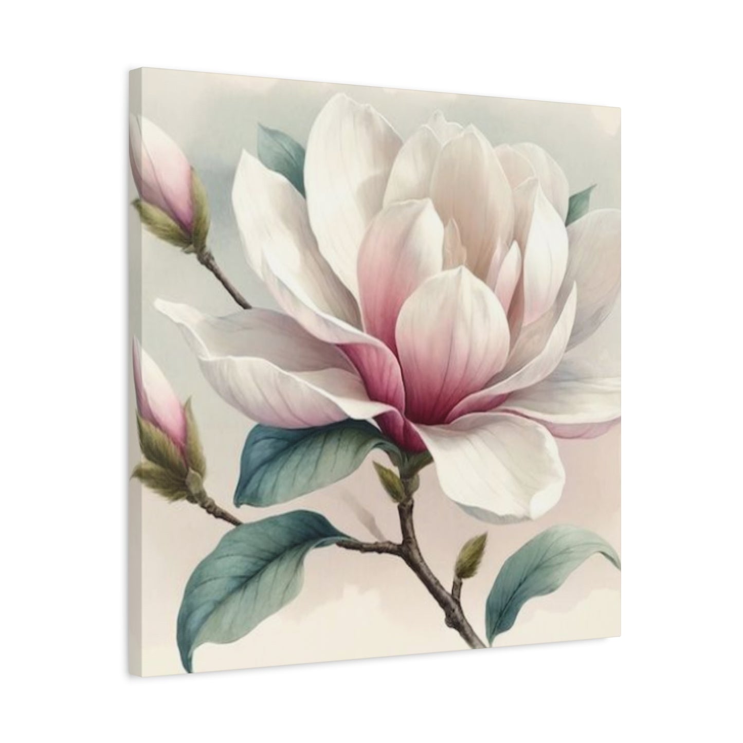 Pink Magnolia Flower Wall Art & Canvas Prints