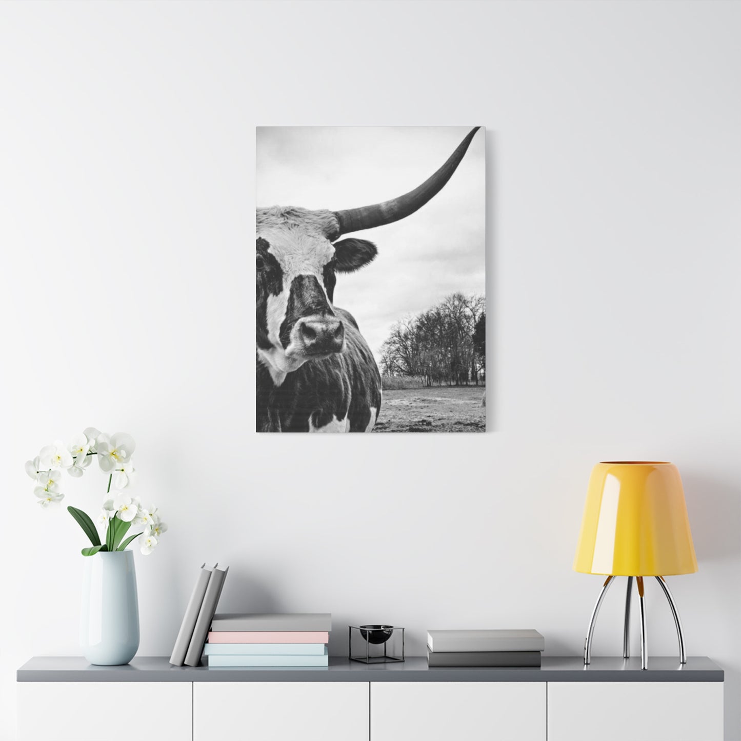 Wild Buffalo Longhorn Photos Wall Art & Canvas Prints