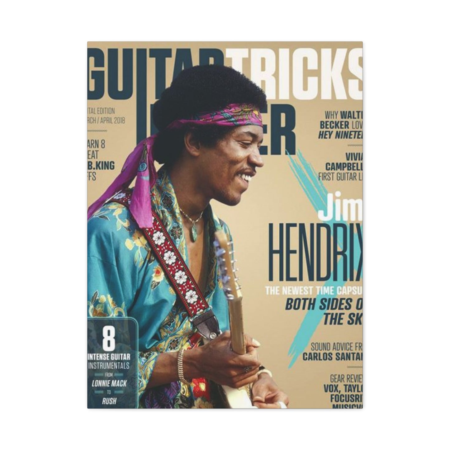 Jimi Hendrix New Poster Wall Art & Canvas Prints