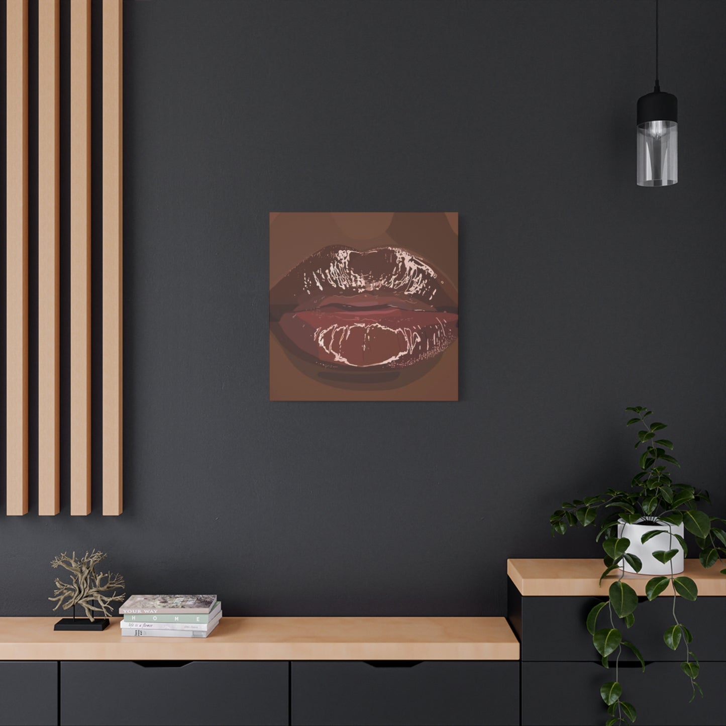 Dark Lips Wall Art & Canvas Prints