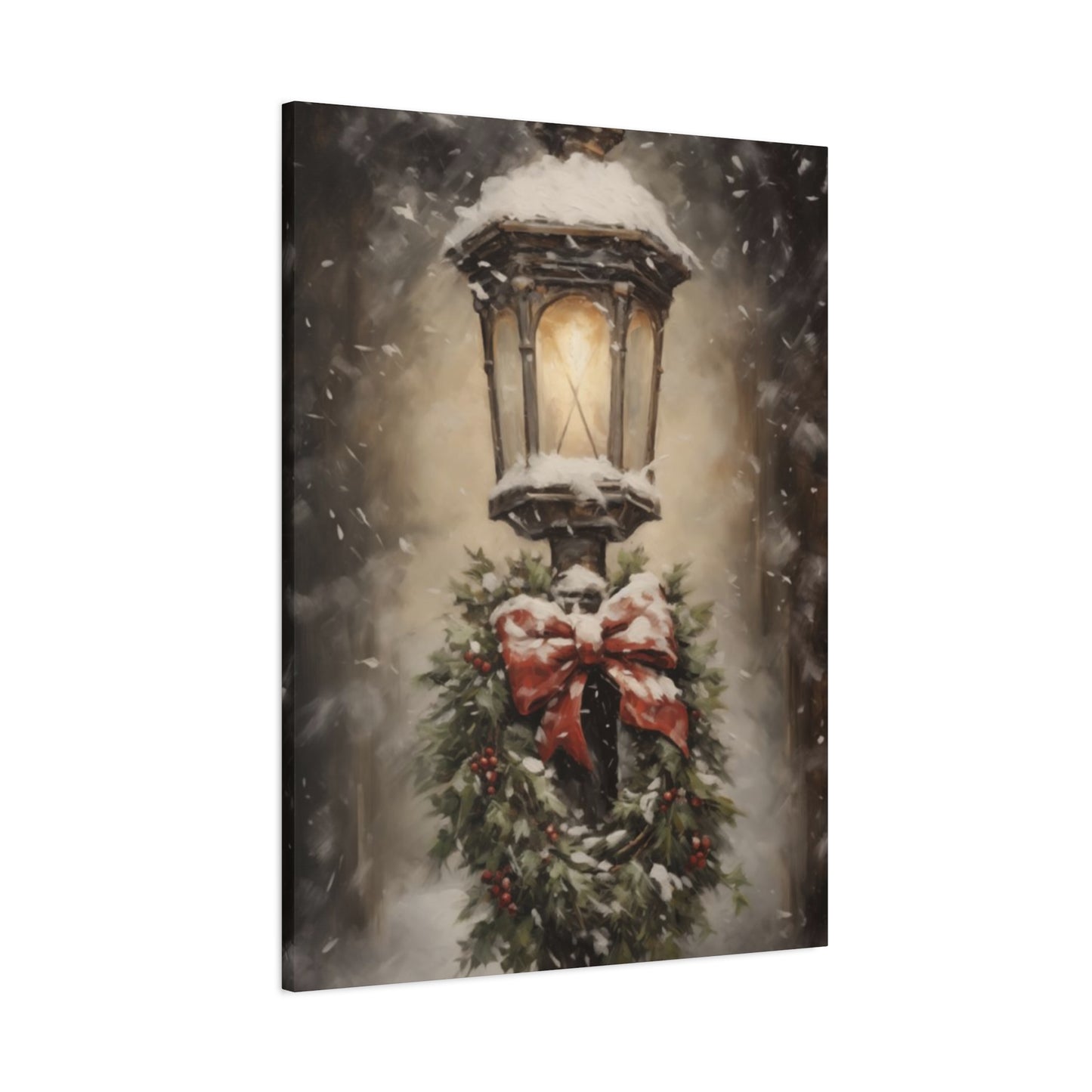 Light Pole in Winters Wall Art & Canvas Prints