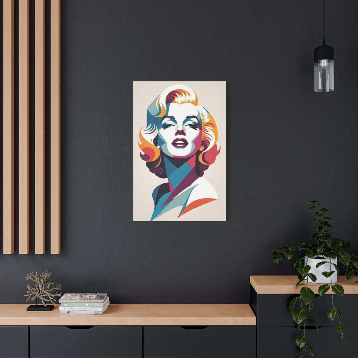 Beautiful Dress Of Marilyn Monroe Painting Wall Art & Canvas Prints