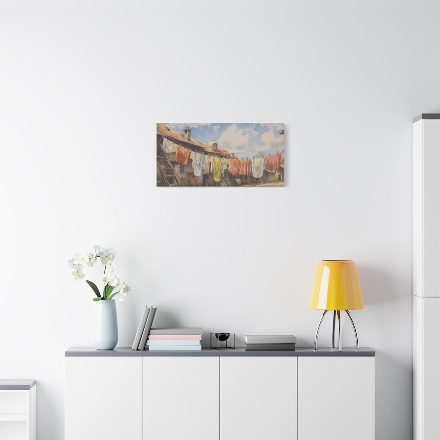 Hanging Clothes Panoramas Wall Art & Canvas Prints