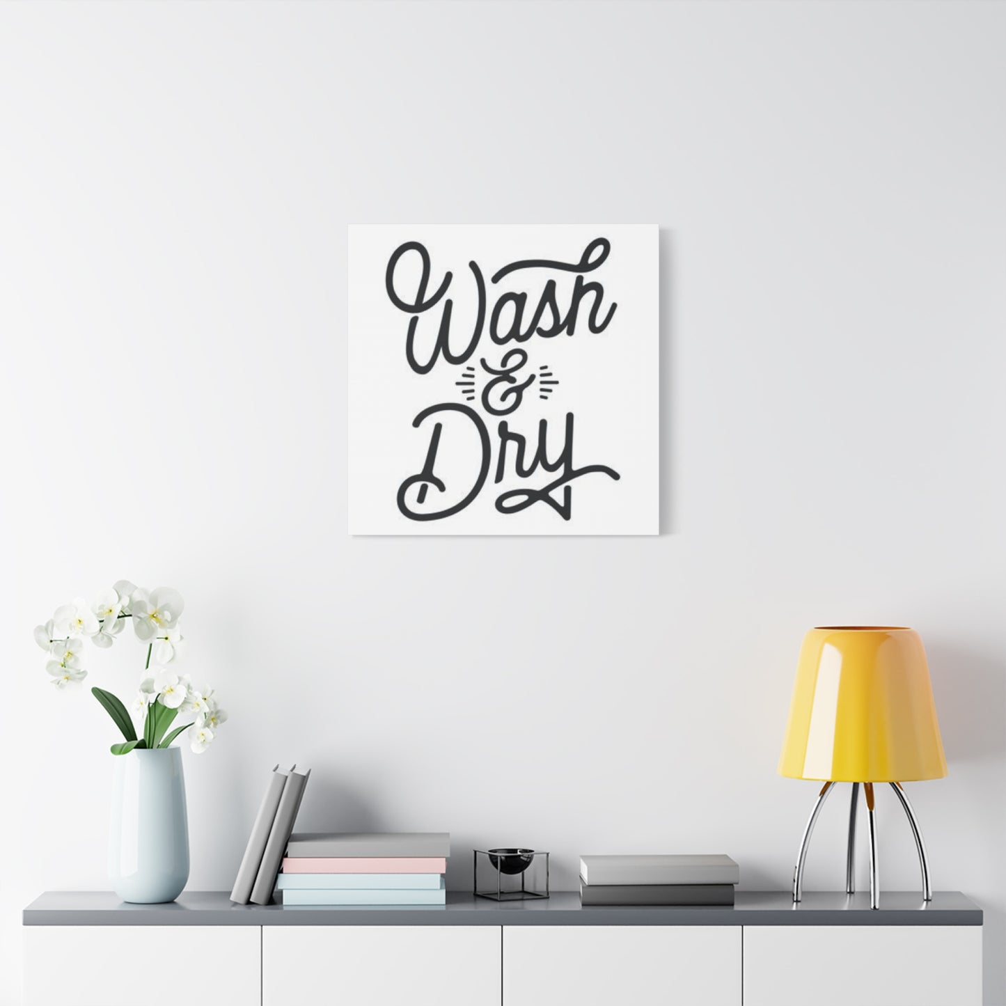 Wash & Dry Poster For Laundry Room Wall Art & Canvas Prints