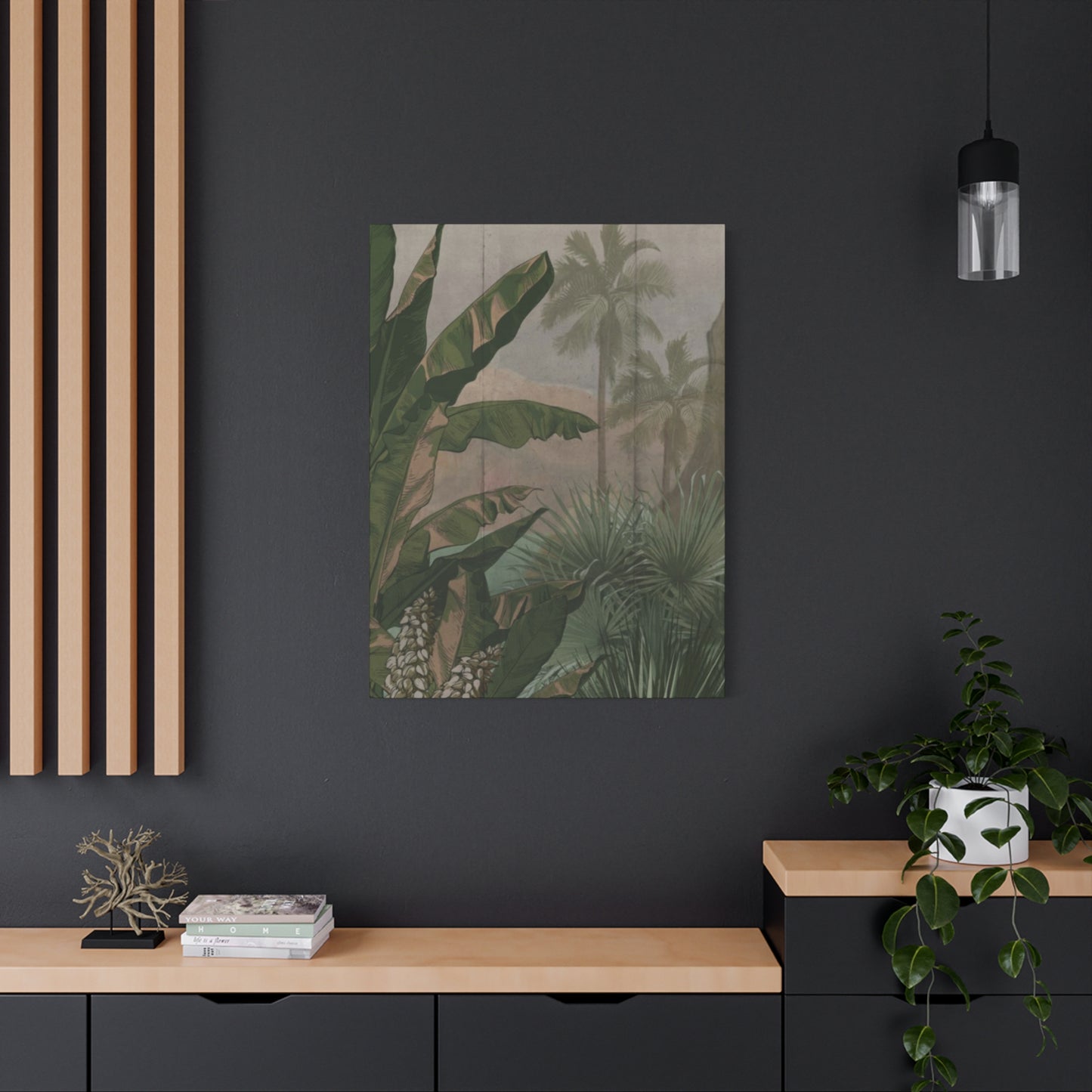 Palm Tree In Wildlife Wall Art & Canvas Prints