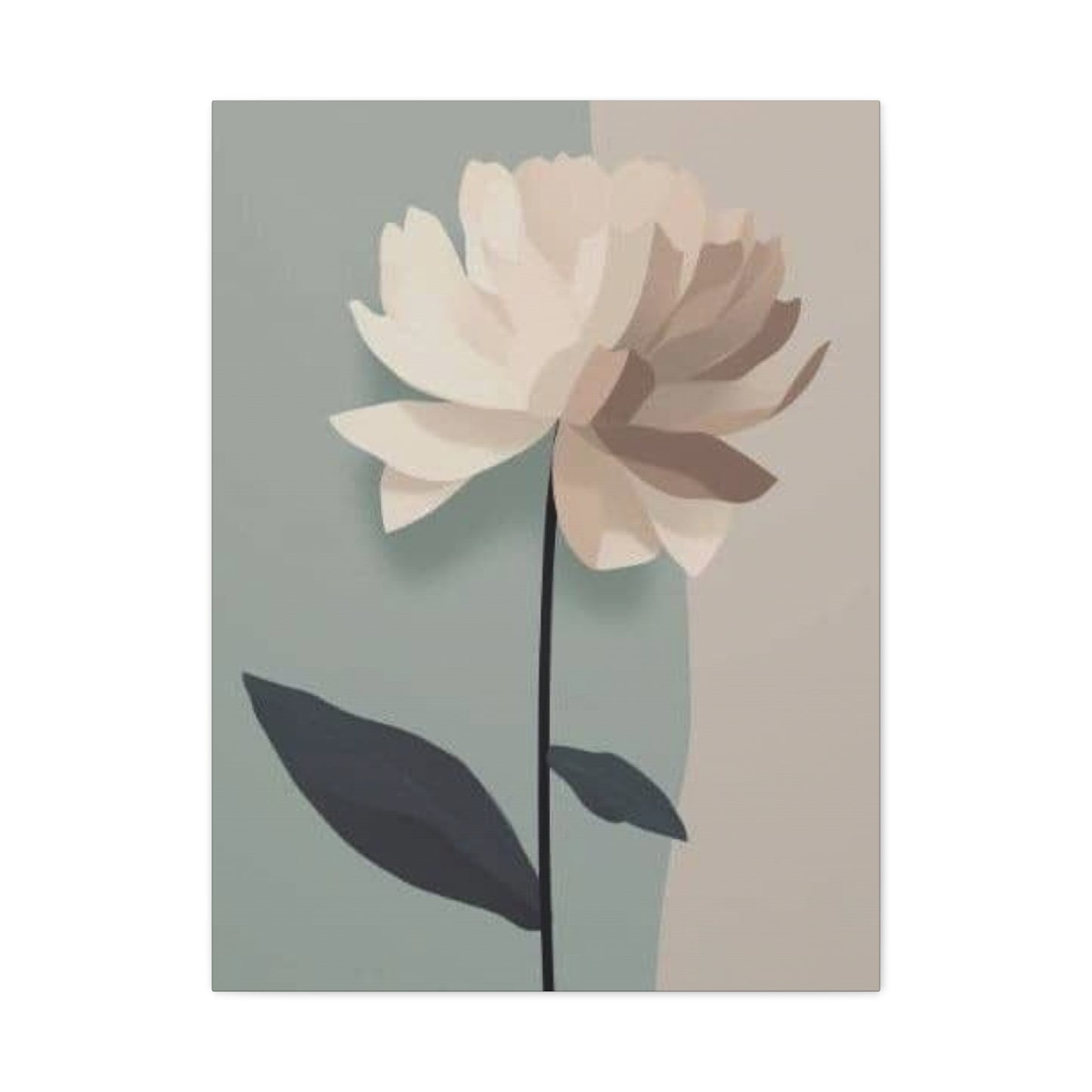 Creamy Flower Entryway Wall Art & Canvas Prints