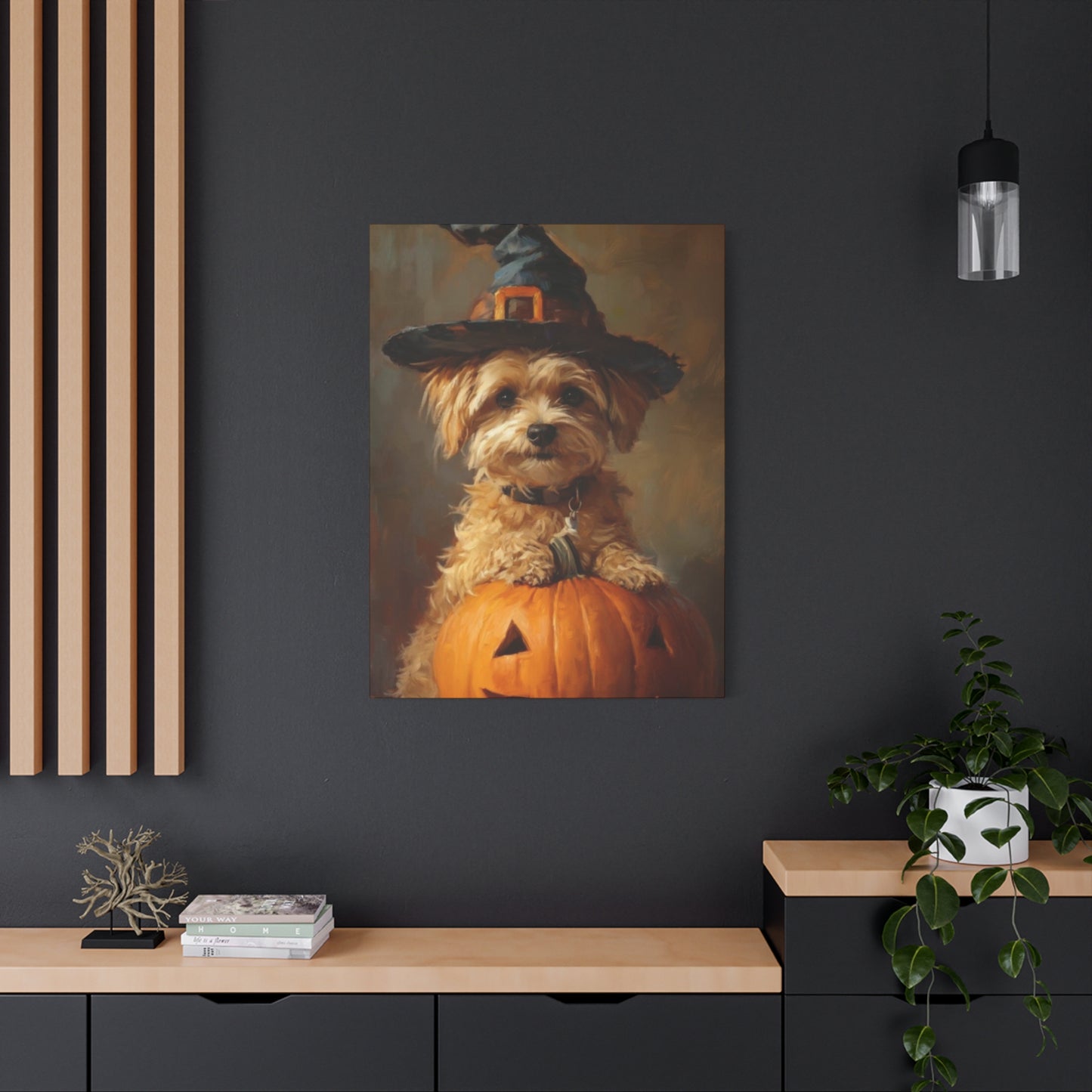 Halloween Dog Wall Art & Canvas Prints