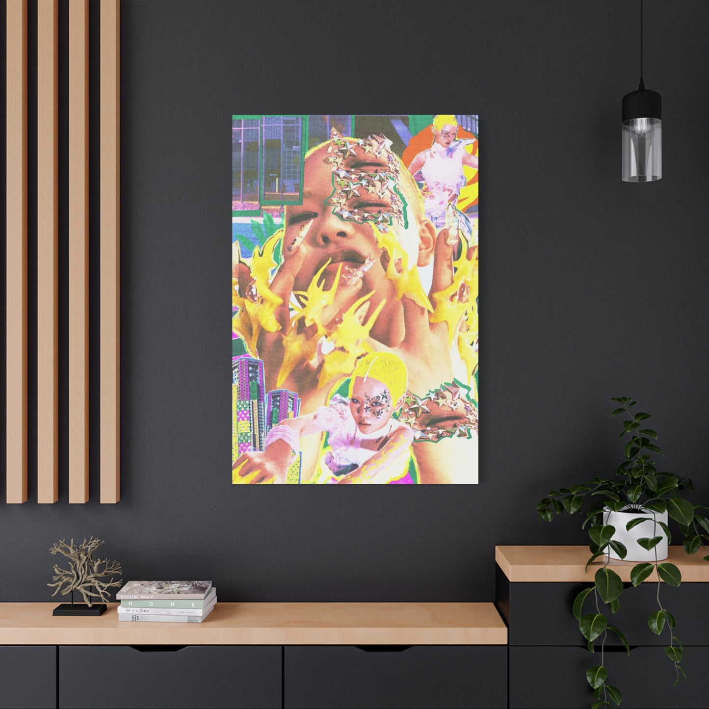 Korean Girls Painting Mixed Media Wall Art & Canvas Prints