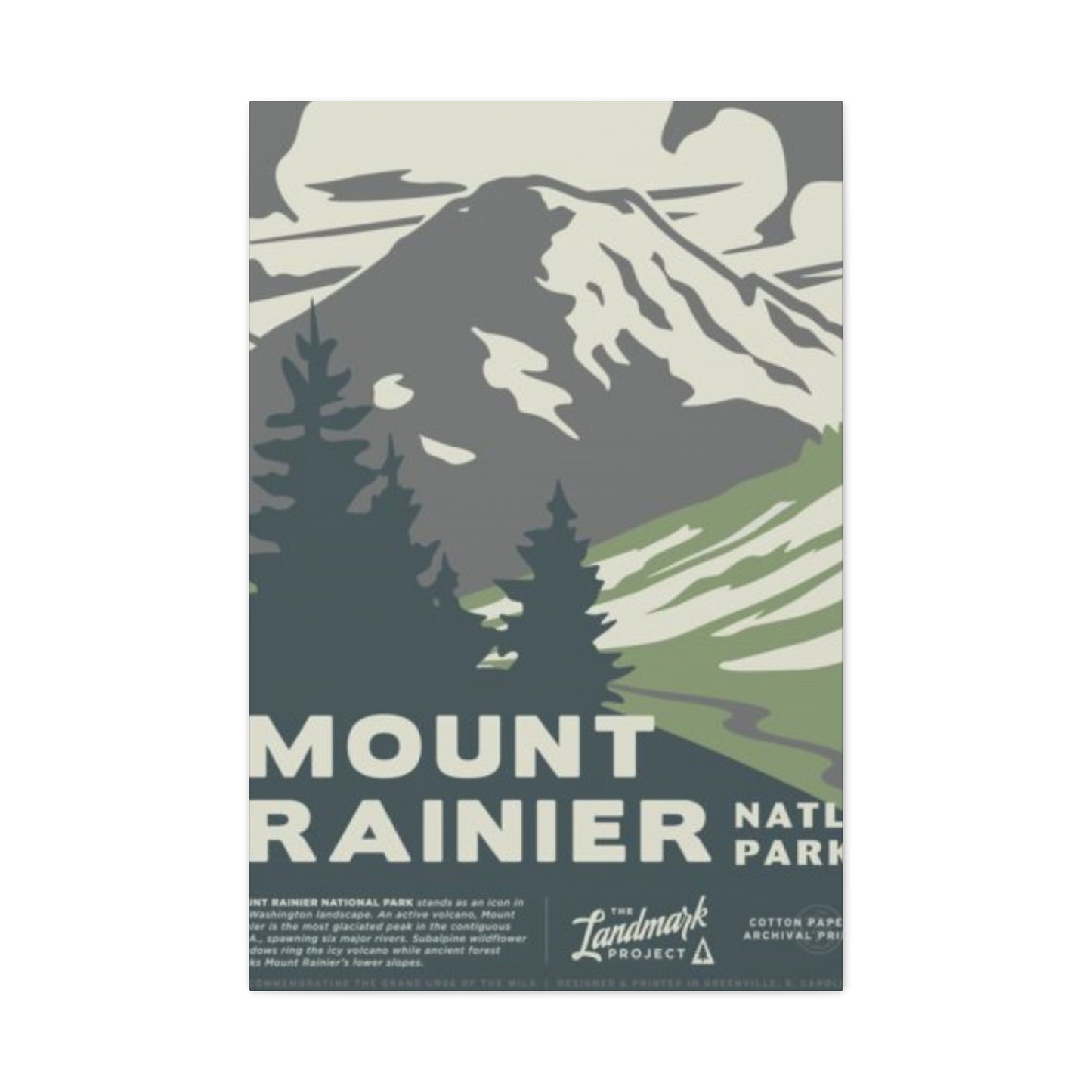 Mount Rainier The National Park Wall Art & Canvas Prints