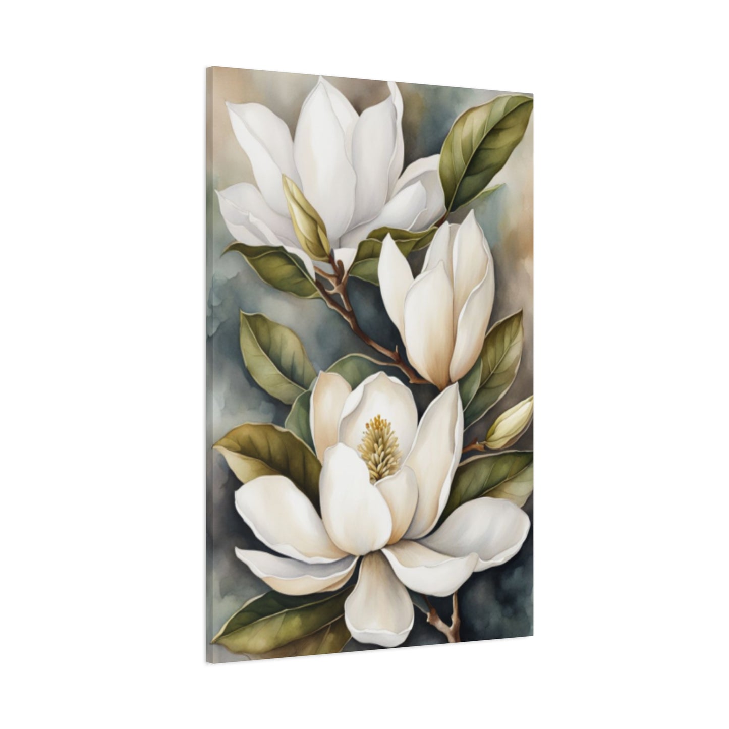 White Magnolia Flower Plant Wall Art & Canvas Prints