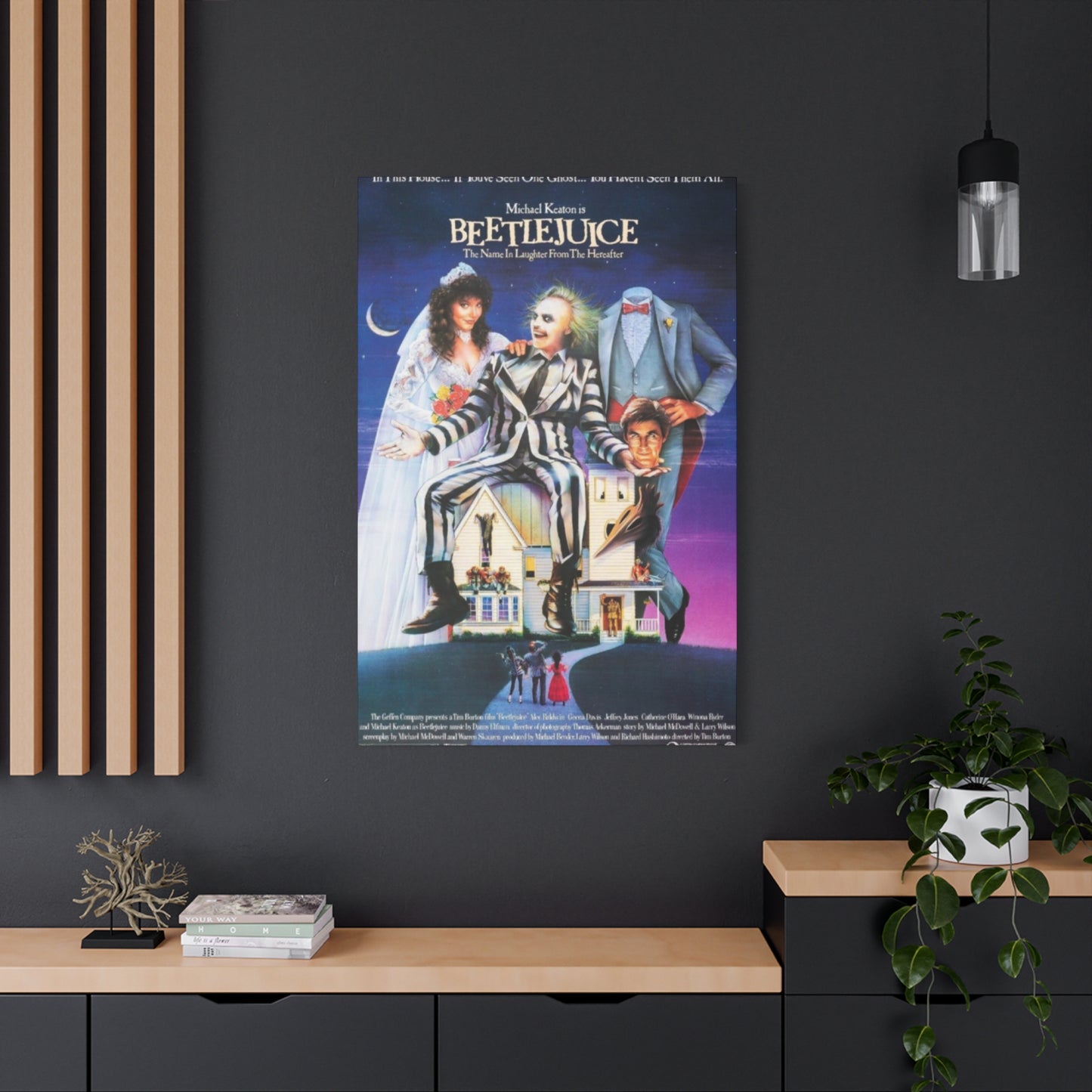 Beetlejuise Horror Movie Poster Wall Art & Canvas Prints