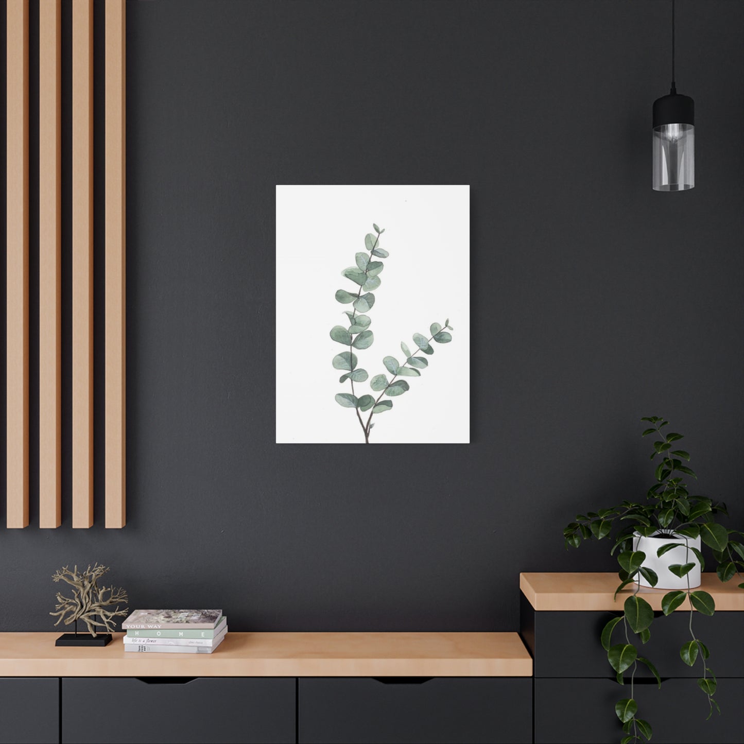 Two Eucalyptus Stem Wall Art & Canvas Prints