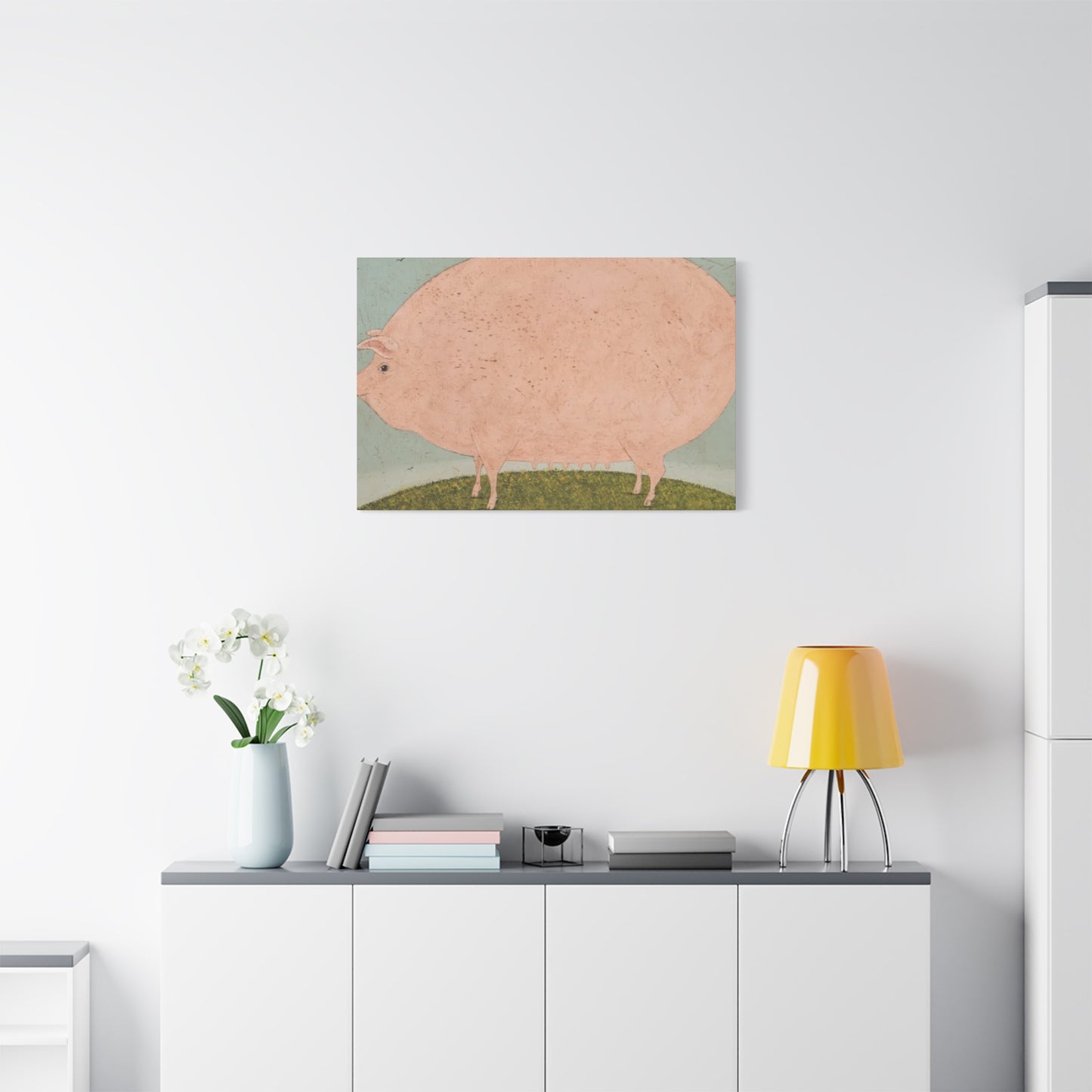 Fat Pig Kimble Warren Wall Art & Canvas Prints