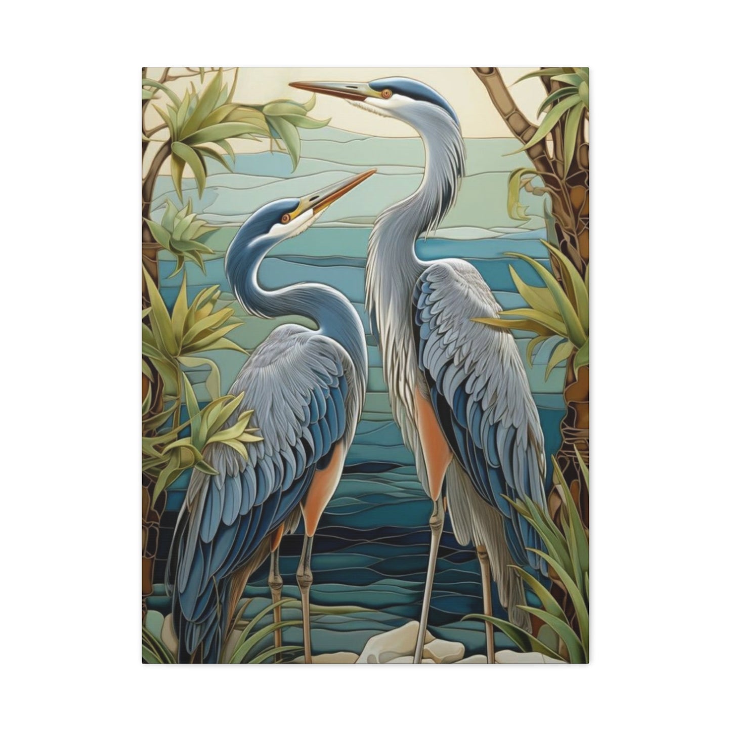 Herons in Wild Wall Art & Canvas Prints